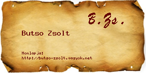 Butso Zsolt névjegykártya